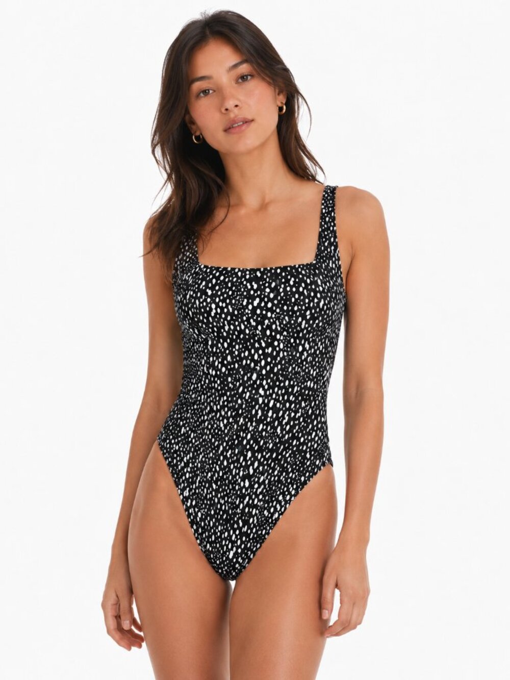 Aritzia Babaton Square Neck One Piece Swimsuit XS